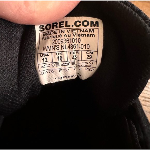 Sorel Out N About III waterproof Mid Sneaker Boots Women’s size 12 - Picture 15 of 16